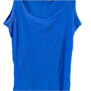 Girl Blue Stretchy Abercrombie Tank Top Size XL